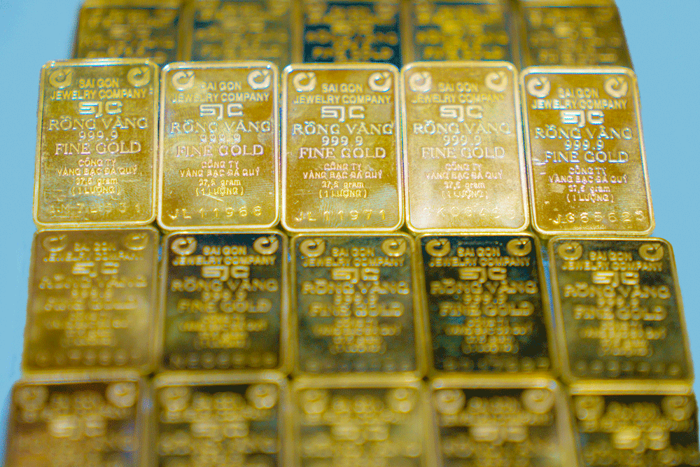Giá vàng miếng SJC tăng vọt lên đỉnh 92,4 triệu đồng/lượng hôm 10/5. Ảnh: M. Hiền