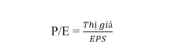 Công thức tính P/E